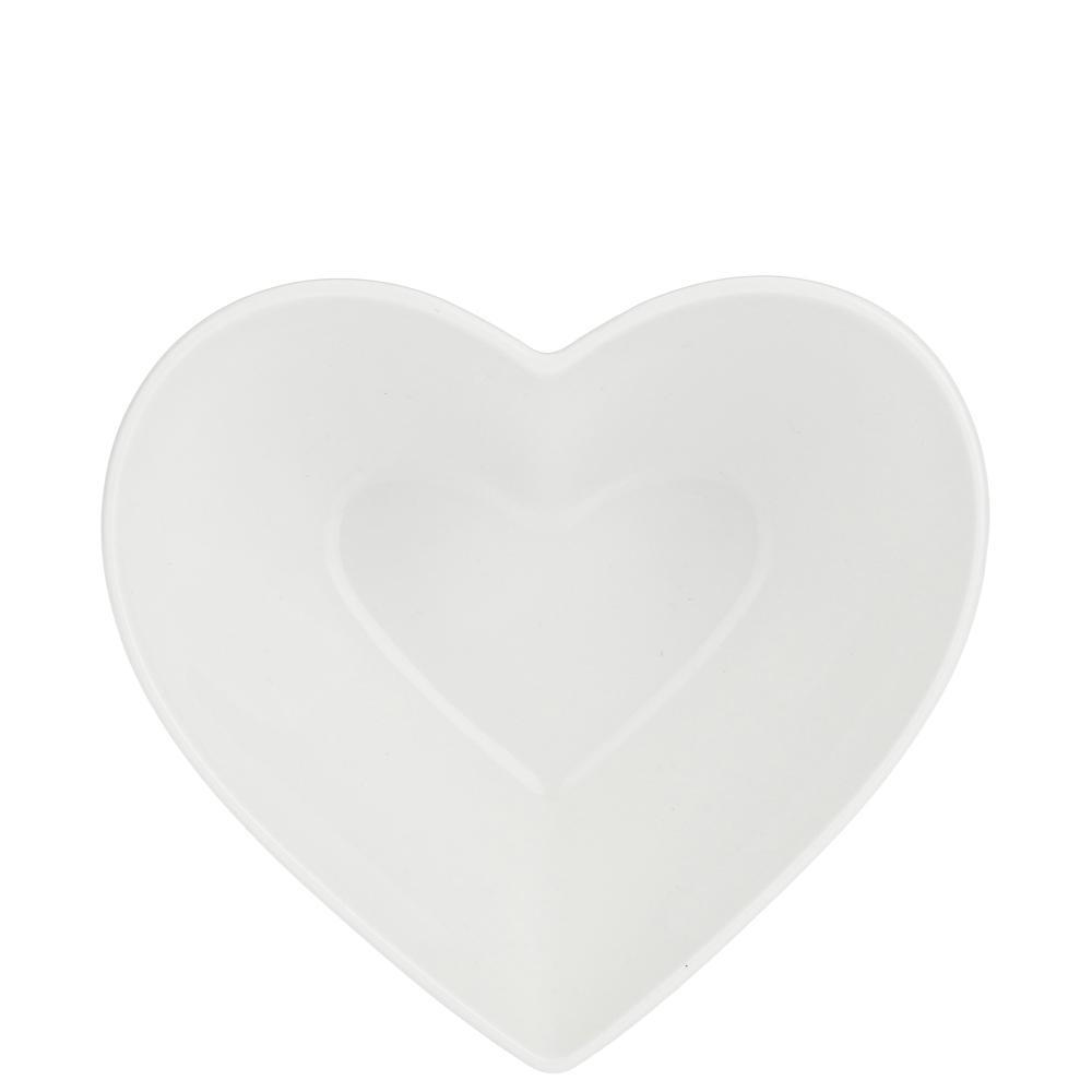 La Porcellana Bianca Cupido Heart Bowl 15cm